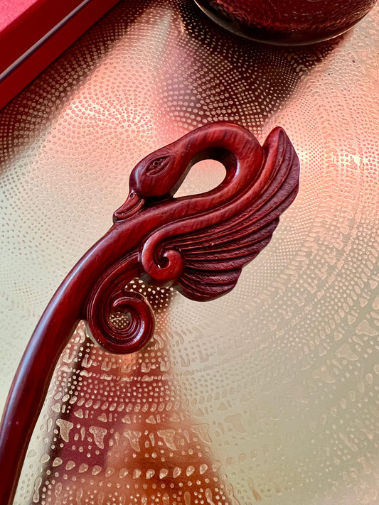 Hairstick Swan